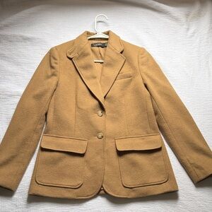 Lauren Ralph Lauren Camel Wool Blazer
